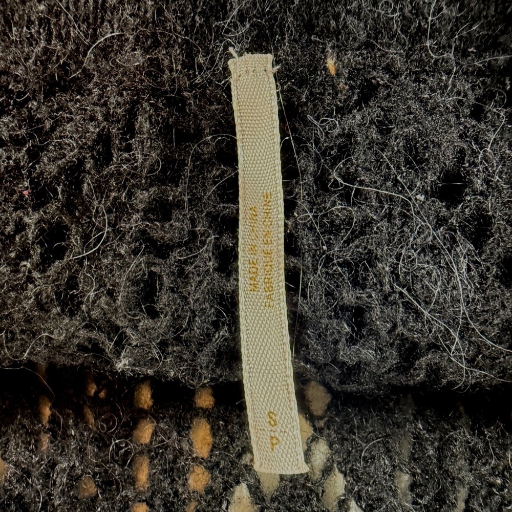 Free‎ People Lights Will Shine Pullover Black Crochet Knit Sweater Small Boho - Picture 9 of 12